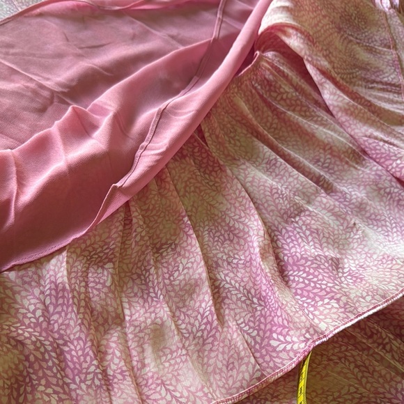 Michael Kors Pink Tiered Sundress with silver chain straps NWT XL - Picture 13 of 16